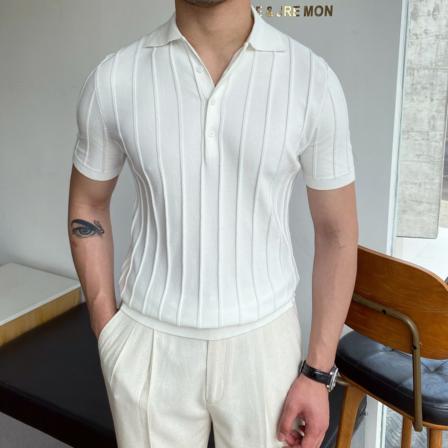 Pruhované polo tričko