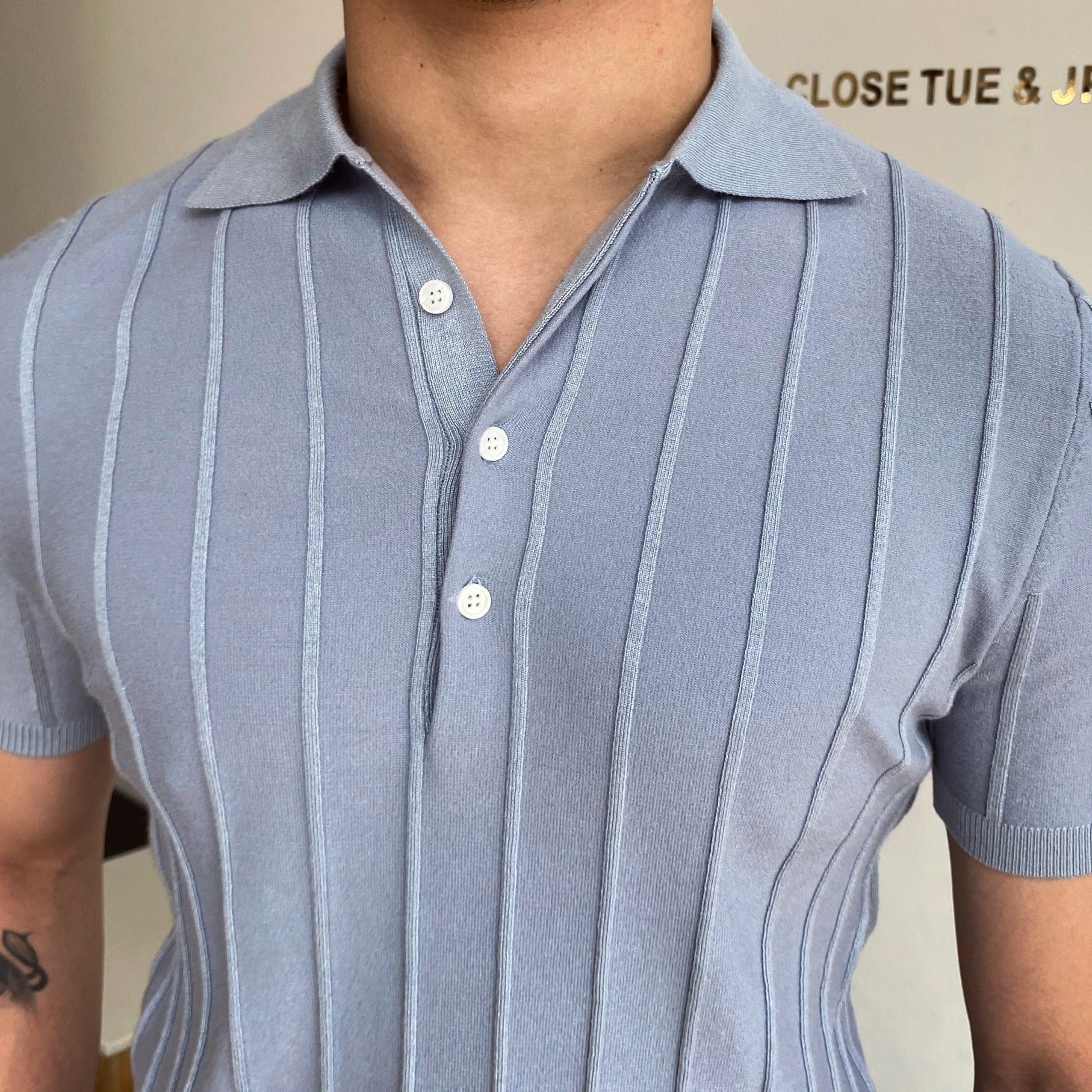 Pruhované polo tričko